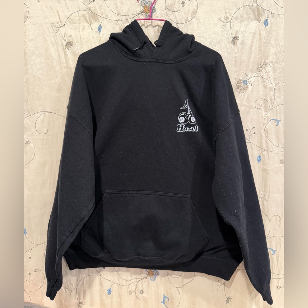 Hazel Men's Black Hoodie Sweater